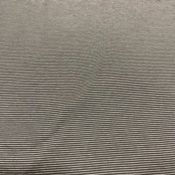 Theory Women's Gray Striped V Neck Short Sleeve‎ Tee, Size M - Picture 3 of 5